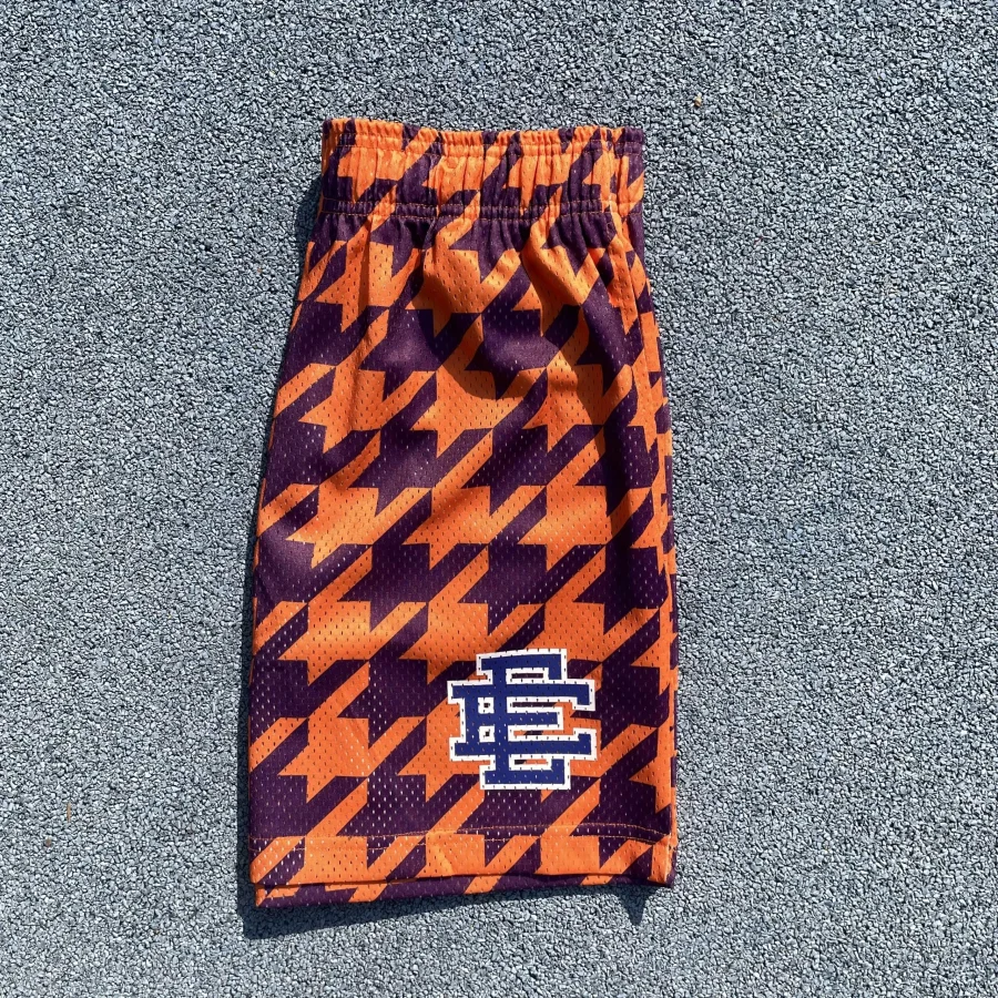 Eric Emanuel EE Hounds tooth Basic Short Red & Black - Image 2